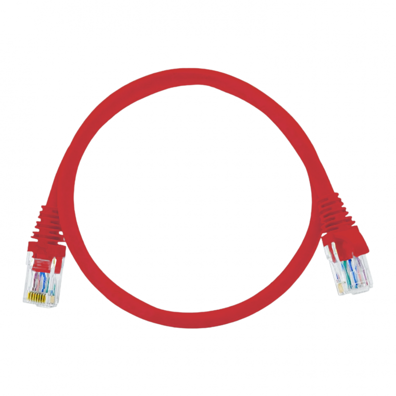 Patch Cord Cat6 0,50cm Furukawa Sohoplus Vermelho